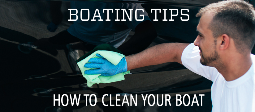 A man cleaning a car