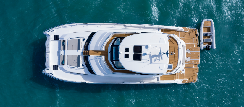 Aquila 70 out on the water