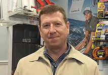 man standing in store