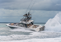 boston whaler on the water