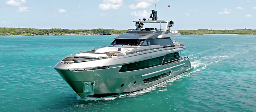 Ocean Alexander on the water