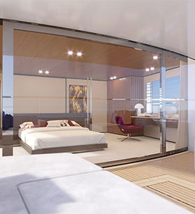 view of main cabin in Wider cat 92 yacht