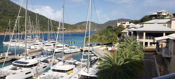 View of the Marina at Scrub Island Resort and Spa