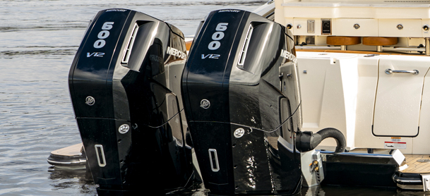 two engines on the water