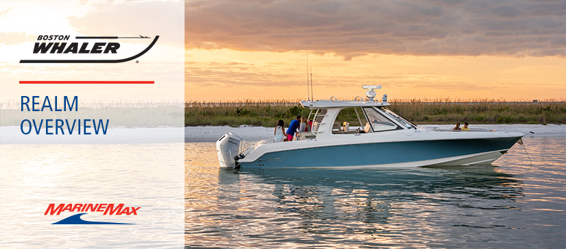 Boston whaler realm on the water