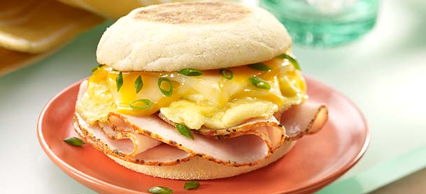 Turkey Egg  and Cheese Thanksgiving Meal