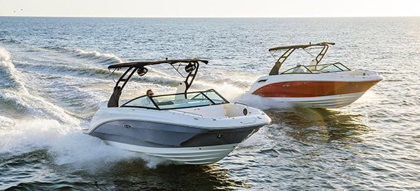 two boats next to each other