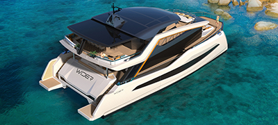 The Wider Yachts 92, a luxurious yacht, combines sophistication and performance for an exceptional boating experience.