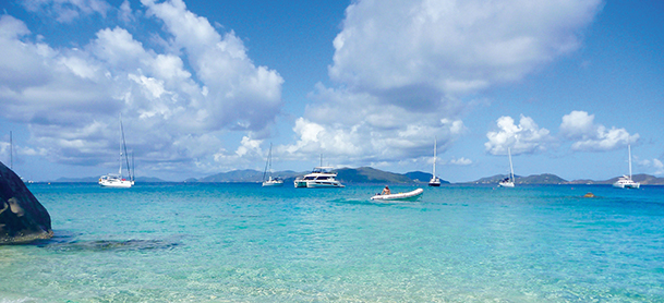 BVI Vacations Catamaran on Water