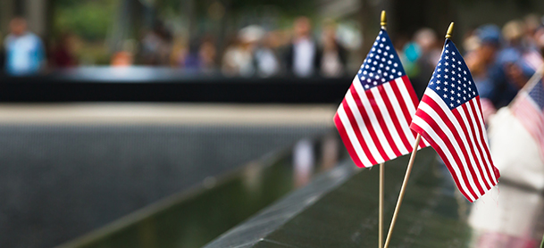 Two American Flags