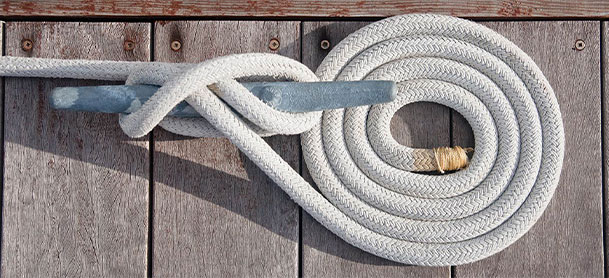 rope on boat