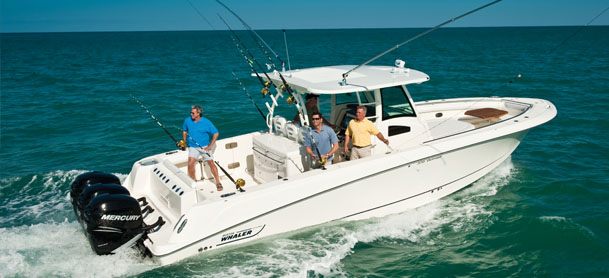 Men fishing on a fishing boat