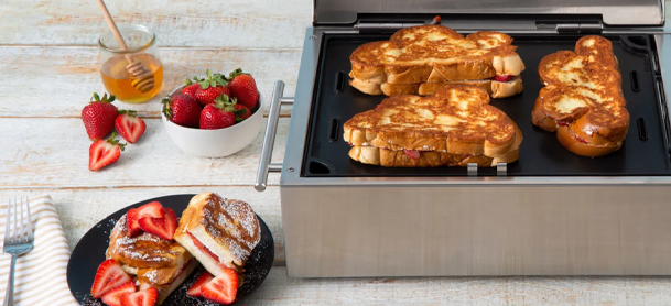 Grilled Strawberry Cheesecake French Toast