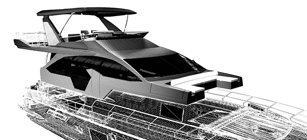 Plan and design of an Azimut Carbon Fiber