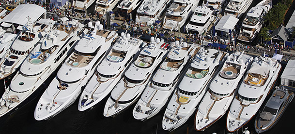 rows of boats on dock
