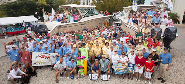 A large group of people