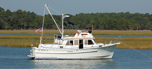 Trawler on the water