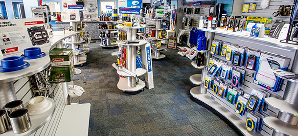 View of shop in MarineMax store
