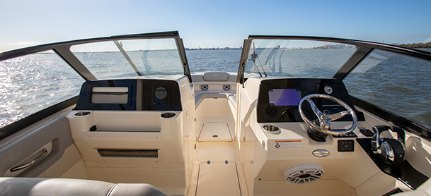 Dual Console boat interior