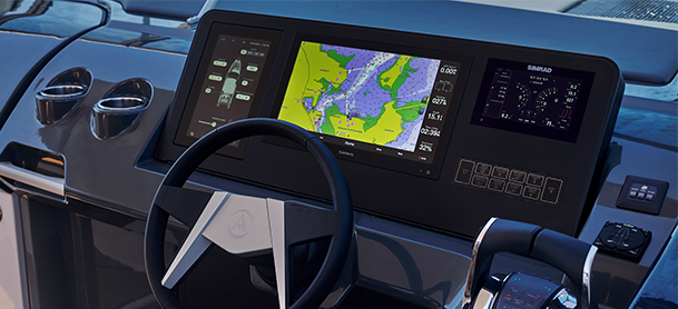 Technology at the helm of a boat