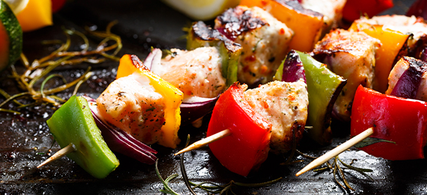 chicken kebabs