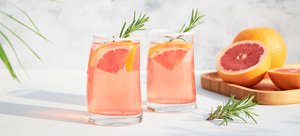 Ruby Red Snapper drink with grapefruit