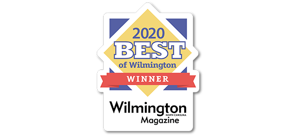 Award for 2020 Best of Wilmington Winner by Wilmington Magazine