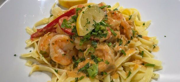 pasta with shrimp