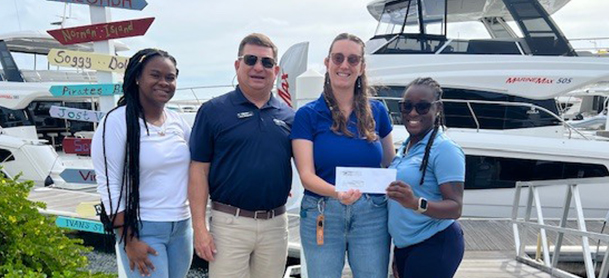 visar team pose for a picture