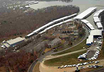aerial photo of store