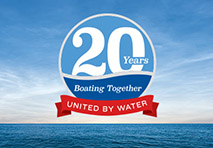 marinemax 20th anniversary logo