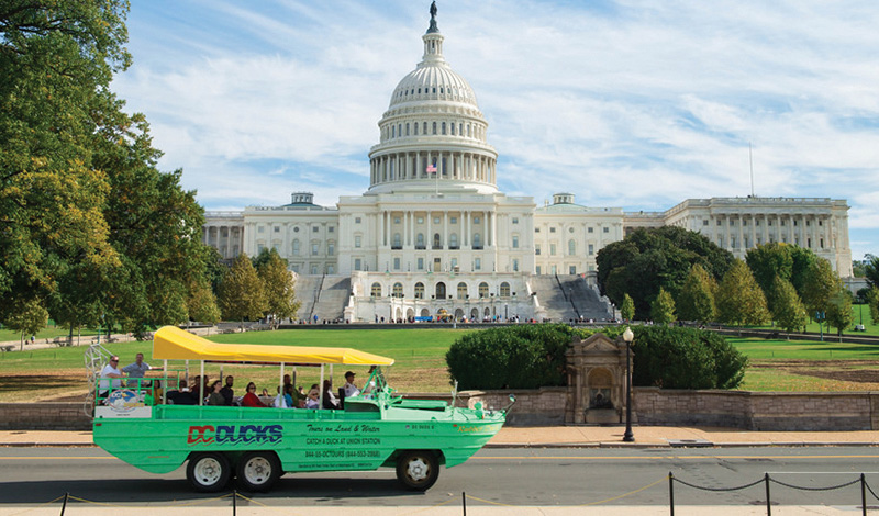 Duck Boat outside US Capitol Building