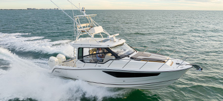 Boston Whaler on the water