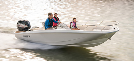 Boston Whaler on the water