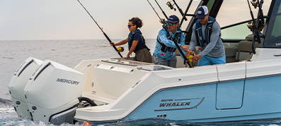 Fishing on a Boston Whaler