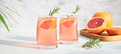Ruby Red Snapper drink with grapefruit 