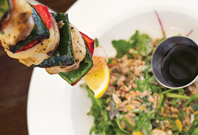 Seafood with Farro Salad