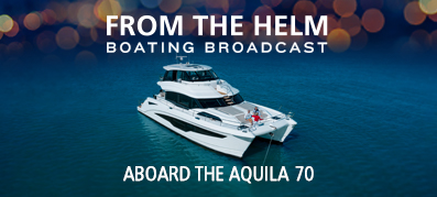 Aboard the Aquila 70 at the Palm Beach