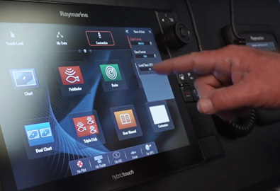 Find out how to set up Raymarine navigation electronics. 