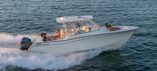 Grady-White boat on the water
