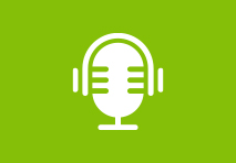 green icon with white logo for buzzsprout