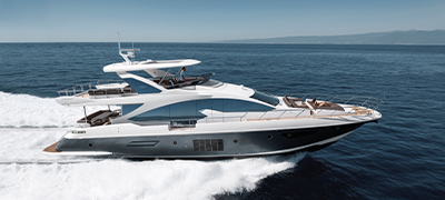 Azimut 83 FLY running