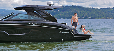 GLS series on the model with 2 boaters