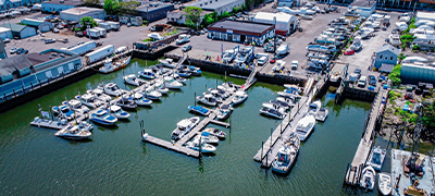 MarineMax Norwalk location overhead