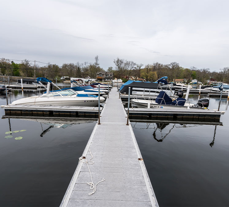 Lake Hopatcong in water storage