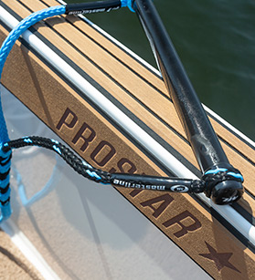 Mastercraft boat interior detail view