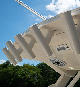 Scout boat detail view