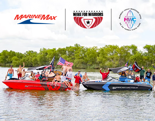 Group of people on the water 