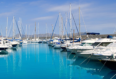 Boats in Marina