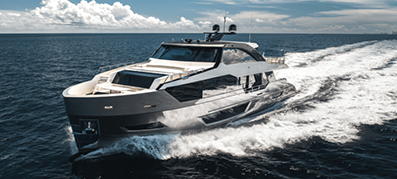 Ocean Alexander on the water